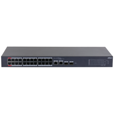 Dahua Technology DH CS4226 24ET 375 switch Gestionado L2 Gigabit Ethernet 10 100 1000 Energia sobre Ethernet PoE Negro