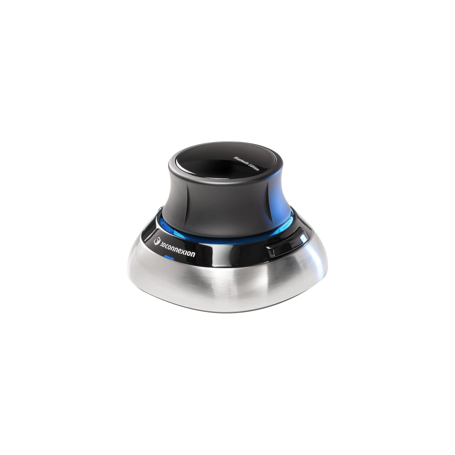 18910-3Dconnexion SpaceMouse raton Oficina RF Wireless + Bluetooth + USB Type-A 6DoF