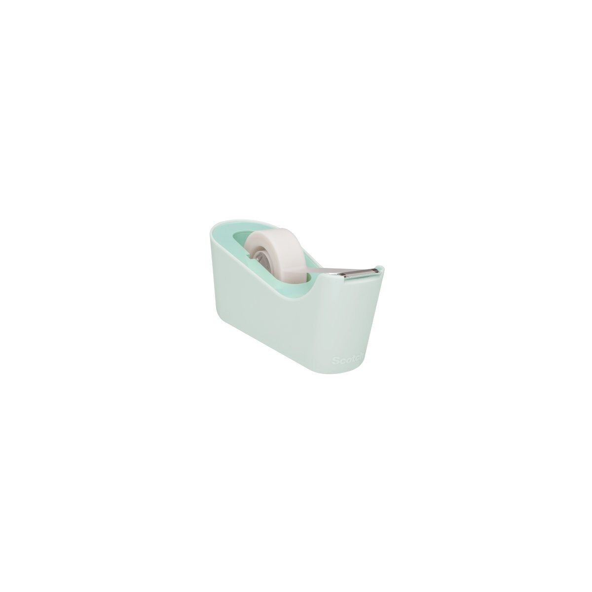 DISPENSADOR C18 DE SOBREMESA COLOR MENTA CON ROLLO CINTA INVISIBLE 19MM X 33M MAGIC C18 M SCOTH 7100180400