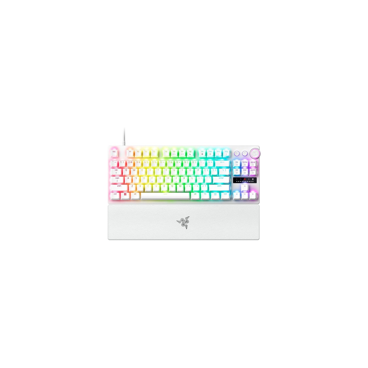 TECLADO RAZER HUNTSMAN V3 PRO USA TENKEYLESS BLANCO RZ03 04981700 R3M1