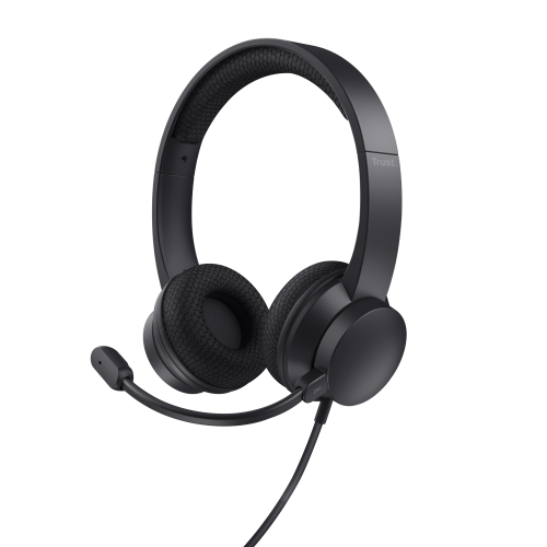18981-Trust Ayda Auriculares Alambrico Diadema Llamadas/Musica USB tipo A Negro