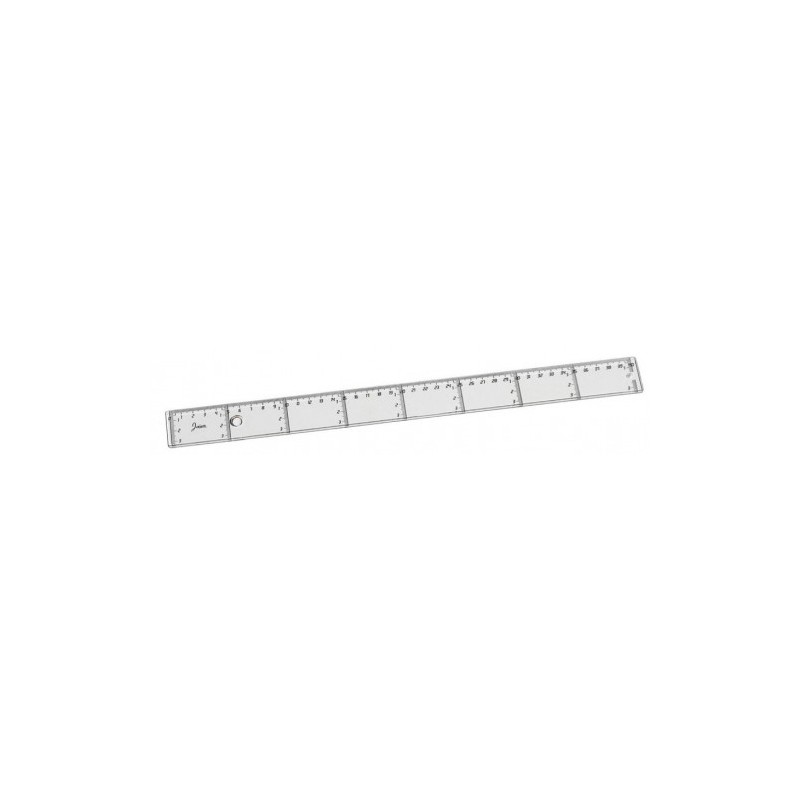 1903-REGLA PLANA TRANSPARENTE EN PLASTICO INYECTADO GRADUADO Y BISELADO 40 CM. FAIBO 41140 1903-REGLA PLANA TRANSPARENTE EN PLASTICO INYECTADO GRADUADO Y BISELADO 40 CM. FAIBO 41140