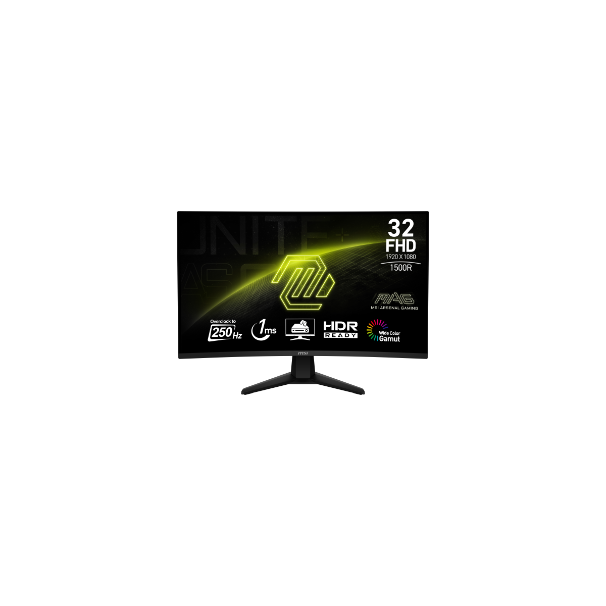 MSI MAG 32C6X pantalla para PC 80 cm 315 1920 x 1080 Pixeles Full HD Negro