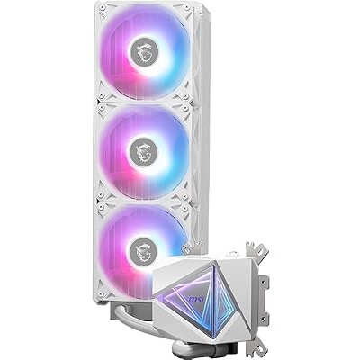 SISTEMA DE REFRIGERACION LIQUIDA MSI PARA CPU MAG CORELIQUID I360 WHITEINTEL AMDRADIADOR 360mmFAN4PIN20dBAARGB 3 VENTILADORES B