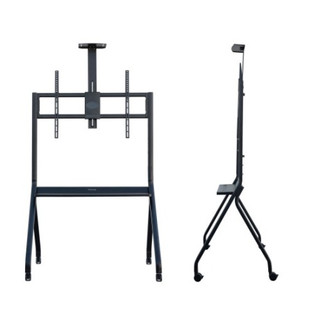 19196-TOOQ SOPORTE SUELO RUEDAS "iSTAR" FS20208M-B, PARA  PANTALLAS 55-100", NEGRO.