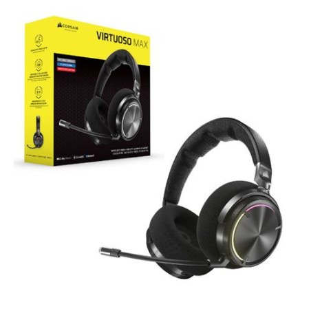 19209-AURICULARES CORSAIR VIRTUOSO MAX WIRELESS NEGRO CA-9011372-WW