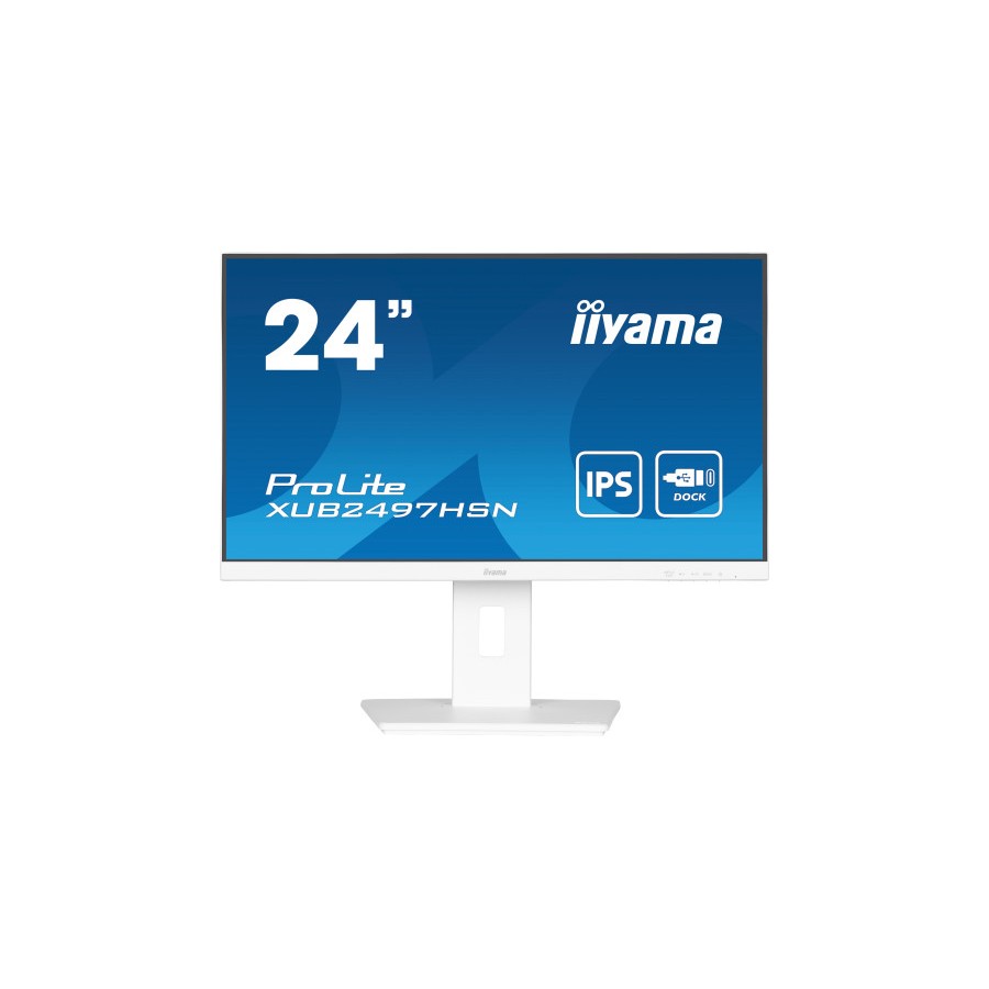 19235-iiyama ProLite XUB2497HSN-W2 pantalla para PC 60,5 cm (23.8") 1920 x 1080 Pixeles Full HD LED Blanco