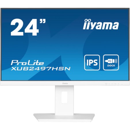 19235-iiyama ProLite XUB2497HSN-W2 pantalla para PC 60,5 cm (23.8") 1920 x 1080 Pixeles Full HD LED Blanco