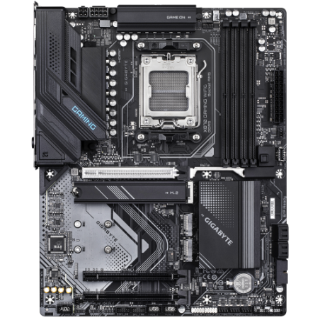 19250-GIGABYTE X870 GAMING WIFI6 Placa Base - Compatible con CPUs AMD Ryzen 9000, VRM de 8+2+2 fases, hasta 8000MHz DDR5