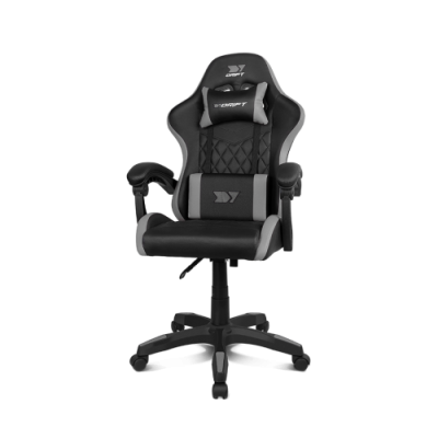 DRIFT DR35BG silla para videojuegos Silla para videojuegos de PC Asiento acolchado Negro Gris