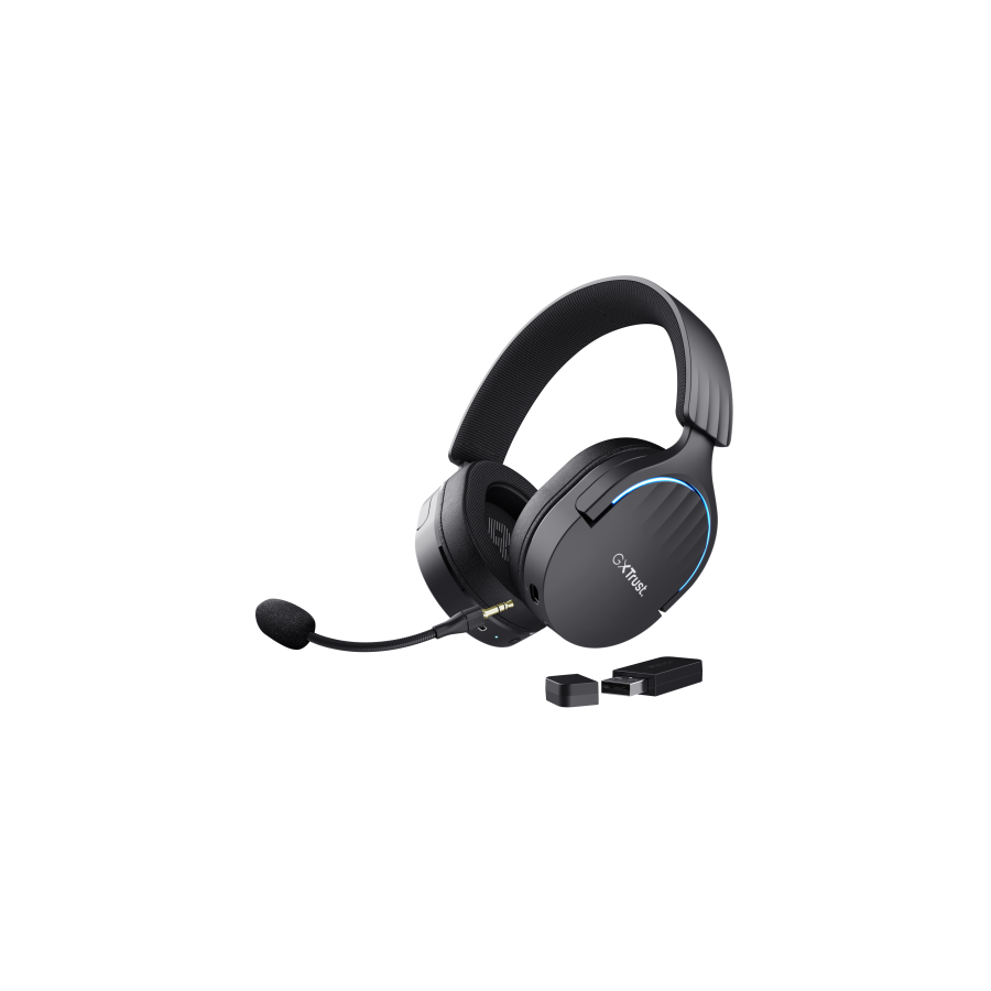 19414-Trust GXT 491 Fayzo Auriculares Inalambrico y alambrico Diadema Juego USB Tipo C Bluetooth Negro 19414-Trust GXT 491 Fayzo Auriculares Inalambrico y alambrico Diadema Juego USB Tipo C Bluetooth Negro