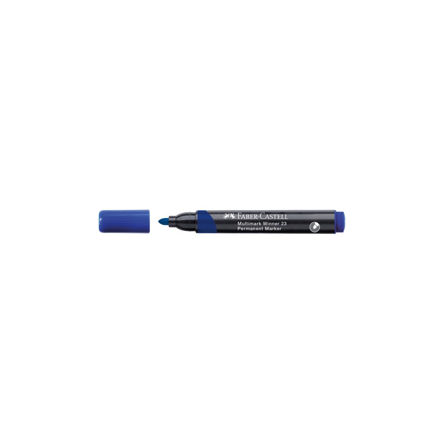 19744-MARCADOR MULTIMARK WINNER 23 AZUL PUNTA CONICA Y SIN CLIP FABER CASTELL 453353 19744-MARCADOR MULTIMARK WINNER 23 AZUL PUNTA CONICA Y SIN CLIP FABER CASTELL 453353