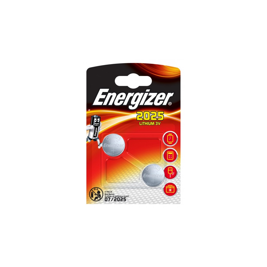 1979-BLISTER 2 PILAS DE BOTON MODELO CR2025 ENERGIZER E301021501 1979-BLISTER 2 PILAS DE BOTON MODELO CR2025 ENERGIZER E301021501