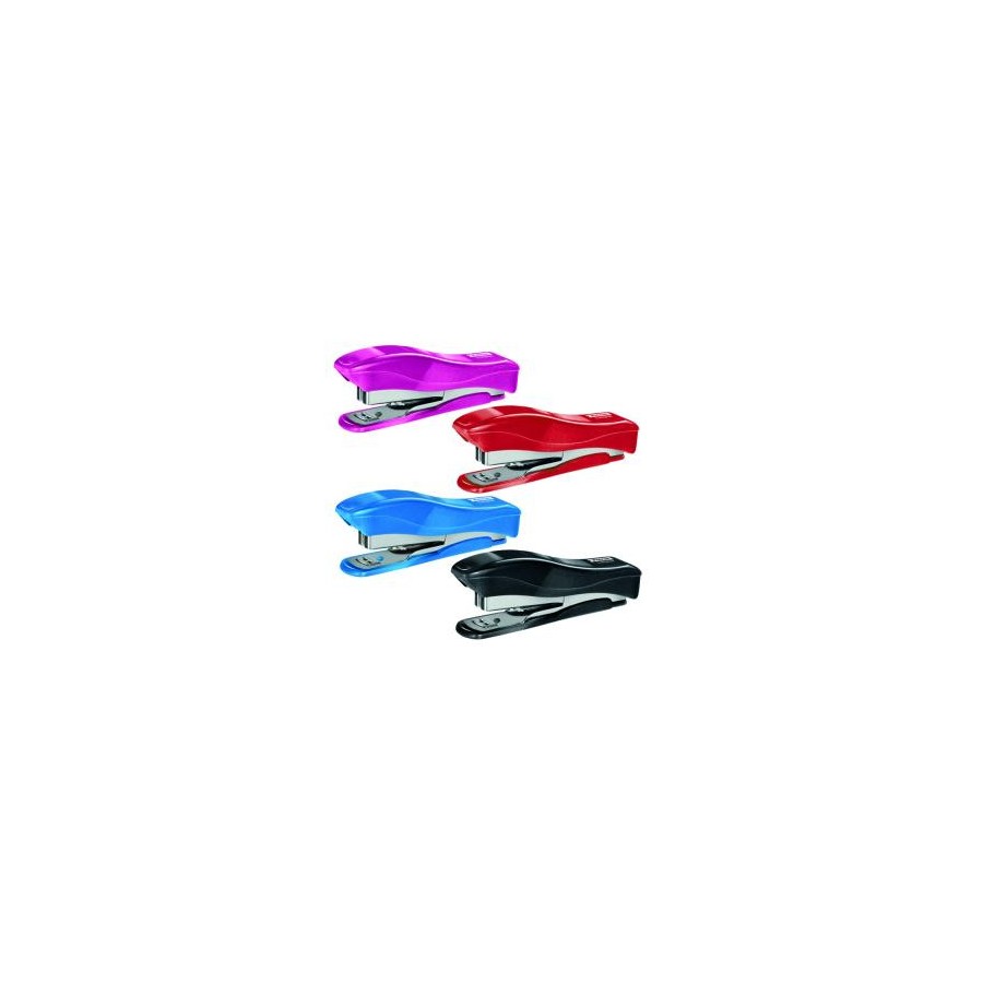 19804-GRAPADORA PETRUS LILIPUT 200 WOW + 1 CAJA GRAPAS 23/6 - 200 COLORES SURTIDOS (ROJO, AZUL, FUCSIA, NEGRO) PETRUS 62