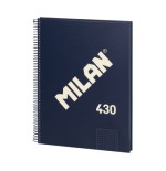 19838-LIBRETA CON ESPIRAL, PAPEL CUADRICULADO, 80 HOJAS A4, SERIE 1918, AZUL MILAN 57143E80B