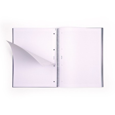 19841-LIBRETA CON ESPIRAL, PAPEL CUADRICULADO, 80 HOJAS A4, SERIE 1918, ROSA MILAN 57143E80P