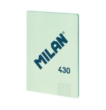 19850-LIBRETA ENCOLADA, PAPEL CUADRICULADO, 48 HOJAS A4, SERIE 1918, VERDE MILAN 57243G48GR