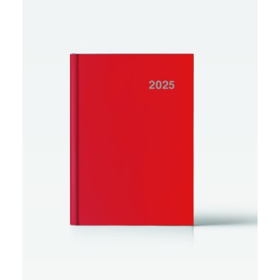 AGENDA 2025 PARIS DIA PAGINA 15X21 ROJO CASTELLANO INGRAF 355412