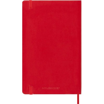 AGENDA 2025 TAPA BLANDA 12 MESES DIARIA L 13 X 21 CM ROJA MOLESKINE DSF212DC3Y25