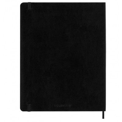 AGENDA 2024 TAPA BLANDA 12 MESES SEMANAL XL 19 X 25 CM NEGRA MOLESKINE DSB12WN4Y25