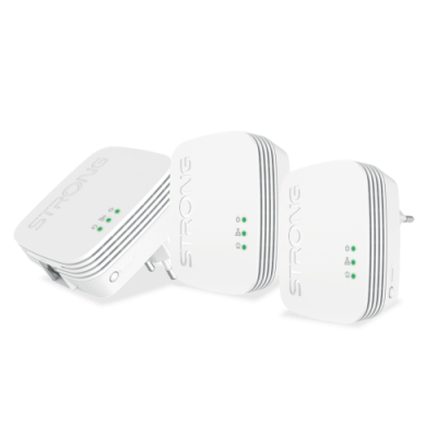 Strong Powerline 600 Triple Pack Mini 600 Mbit s Ethernet Blanco 3 piezas