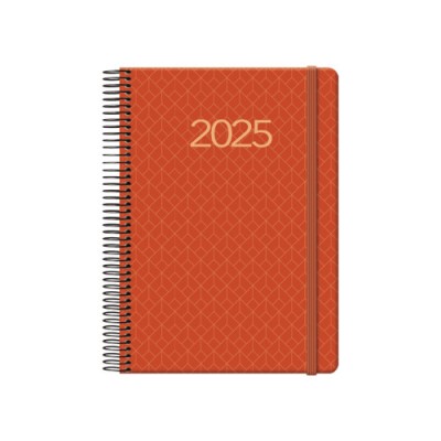 AGENDA 2025 NEWPORT DiA PaGINA 14 X 20 CM COLOR TEJA DOHE 12919 25