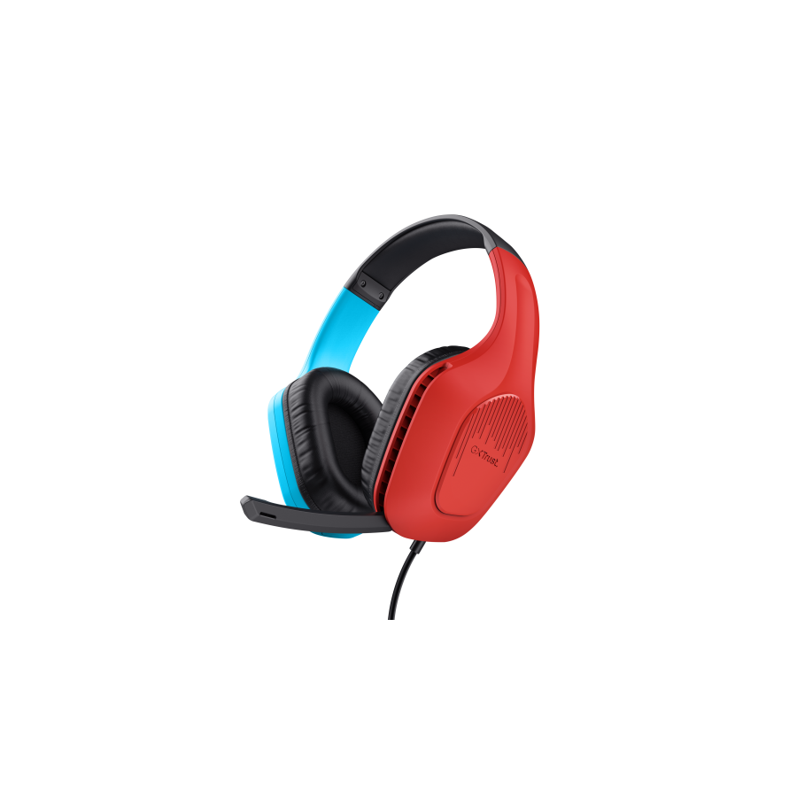 20090-Trust GXT 416S Zirox Auriculares Alambrico Diadema Juego Negro, Cian, Rojo 20090-Trust GXT 416S Zirox Auriculares Alambrico Diadema Juego Negro, Cian, Rojo