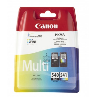 CANON PACK CARTUCHO TINTA NEGRO COLOR PG 540 CL 541 MG2250 MG3150 MG3250 MG4150 MG4250 MX375 MX435 MX455 MX515 MX525