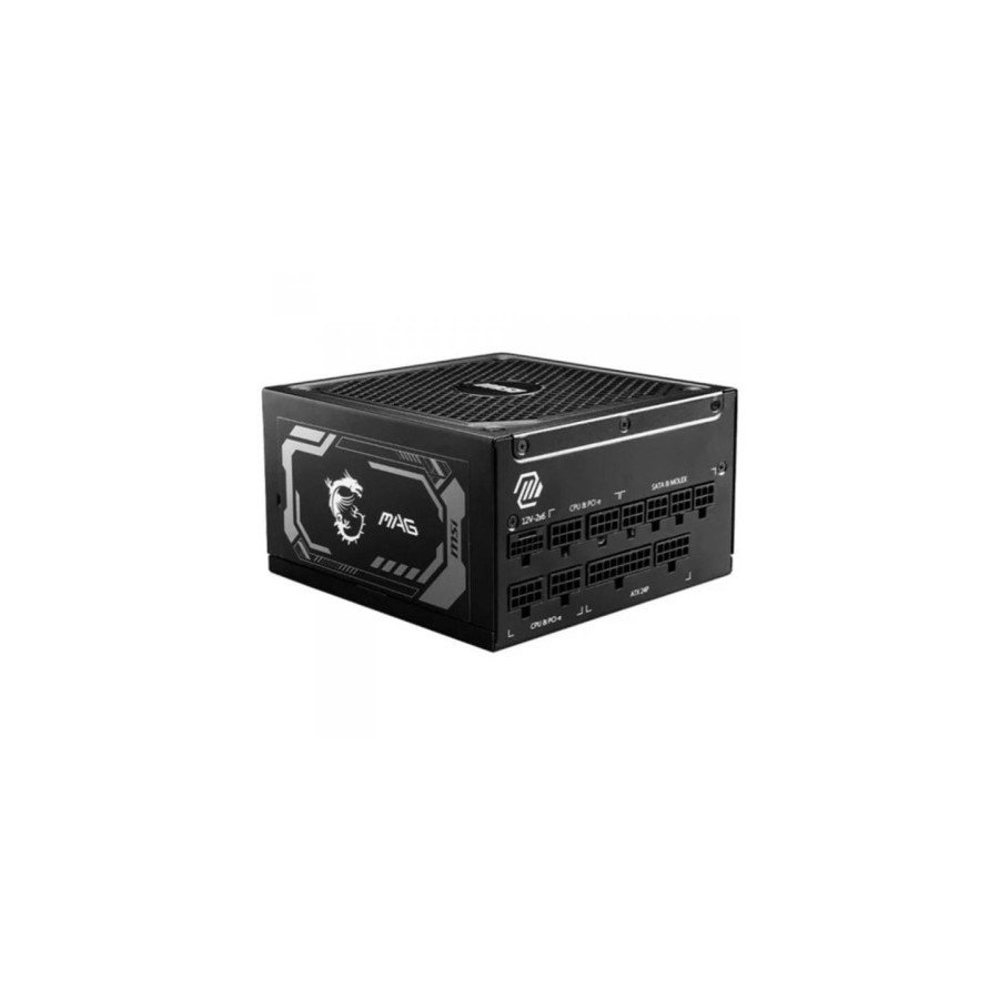20267-FUENTE ALIMENTACION MSI MAG A1250GL PCIE5,PSU,1250W,80 PLUS GOLD,MODULAR,135MM,ACTIVE PFC,PCI-E 5.1 (16 pin)x1,PCI