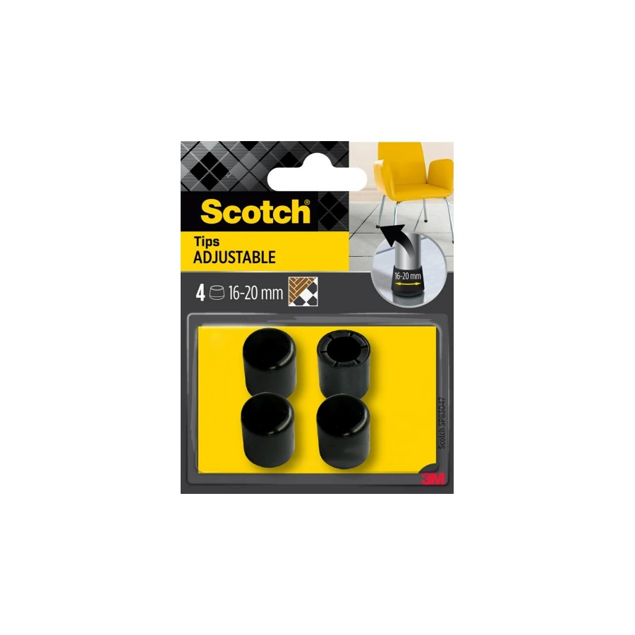 20300-BLISTER 4 CONTERAS AJUSTABLE 16-20MM SP83O47 SCOTCH 7100309584