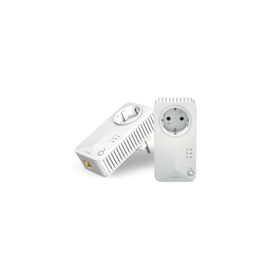 20415-Strong Powerline 600 Duo 600 Mbit/s Ethernet Blanco 2 pieza(s) 20415-Strong Powerline 600 Duo 600 Mbit/s Ethernet Blanco 2 pieza(s)
