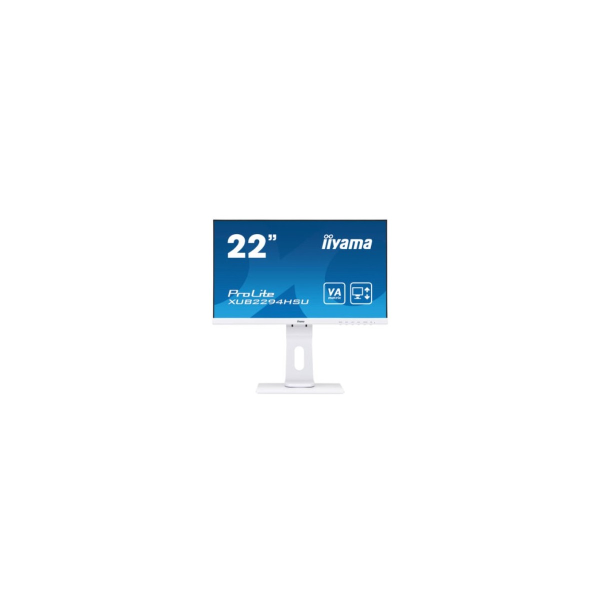 MONITOR IIYAMA 215 XUB2294HSU W2 FHD 75HZ 4 MS VGA HDMI DISPLAYPORTALT REG ALT GIRO INCL