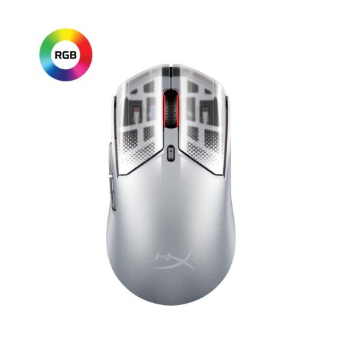 20546-HP Raton gaming inalambrico HyperX Pulsefire Haste 2 S plateado