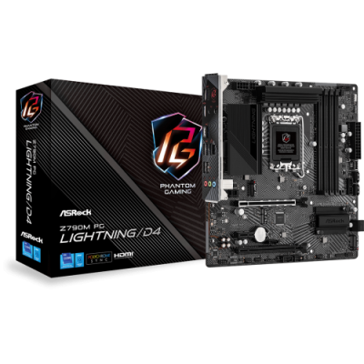 Asrock Z790M PG Lightning D4 Intel Z790 LGA 1700 micro ATX