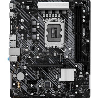 PLACA ASROCK B760M H2 M2INTEL1700B7602DDR596GBHDMIDP4SATA2M25USB 321USB CGBLANMATX