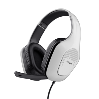 Trust GXT 415W Zirox Auriculares Alambrico Diadema Juego Blanco