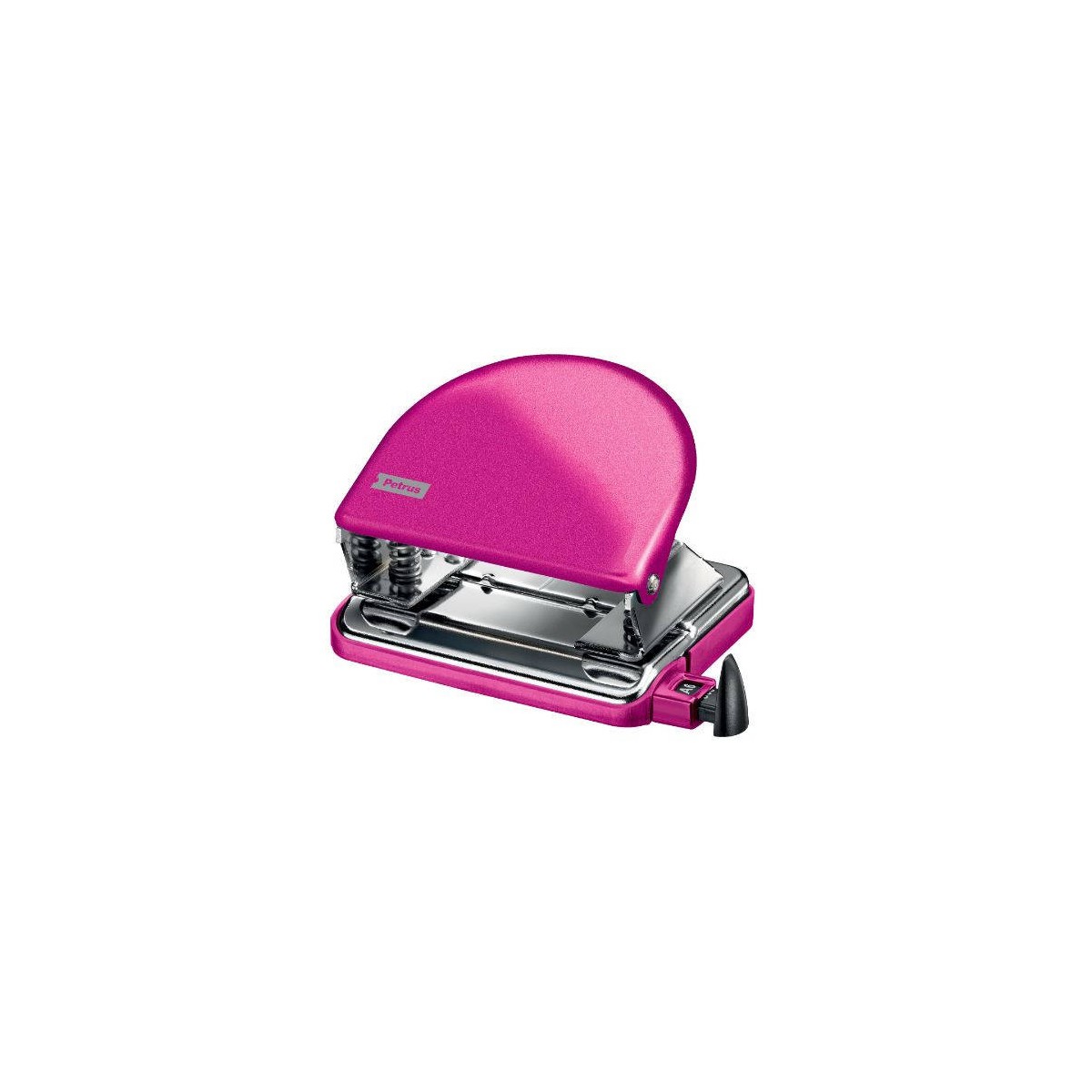 TALADRO METALICO MODELO 52 WOW CAPACIDAD 20 HOJAS COLOR ROSA PETRUS 626517