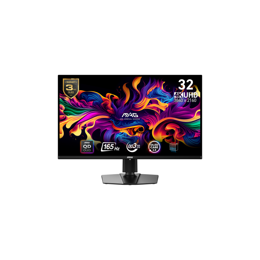 20725-MSI MAG 321UP QD-OLED pantalla para PC 80 cm (31.5") 3840 x 2160 Pixeles 4K Ultra HD Negro 20725-MSI MAG 321UP QD-OLED pantalla para PC 80 cm (31.5") 3840 x 2160 Pixeles 4K Ultra HD Negro