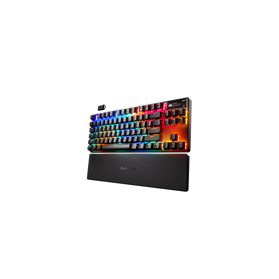 20738-Steelseries APEX PRO TKL WIRELESS GEN 3 teclado Juego USB + RF Wireless + Bluetooth Ingles de EE. UU. Negro 20738-Steelseries APEX PRO TKL WIRELESS GEN 3 teclado Juego USB + RF Wireless + Bluetooth Ingles de EE. UU. Negro