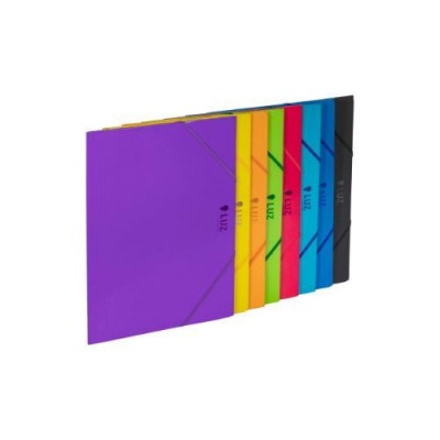 CARPETA SOLAPAS CARTON LUZ TAMANO FOLIO CON GOMA COLOR ROJO CARCHIVO 2033L60