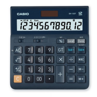 CALCULADORA SOBREMESA 12 DIGITOS CASIO DH 12ET