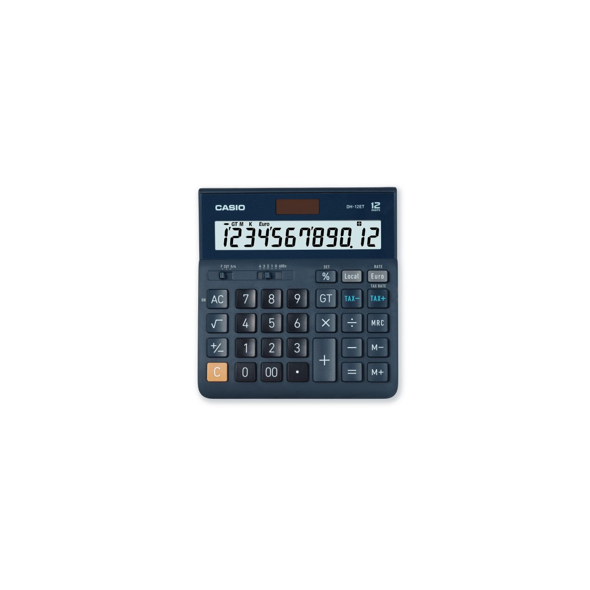 CALCULADORA SOBREMESA 12 DIGITOS CASIO DH 12ET