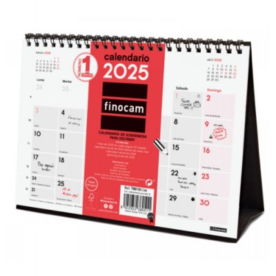 CALENDARIO 2025 SOBREMESA NEUTRO ESCRIBIR S 210X150MM FINOCAM 780100025