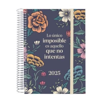 AGENDA 2025 TRENDY DESIGN E10 155X212MM DIA PAGINA IMPOSIBLE FINOCAM 742312525