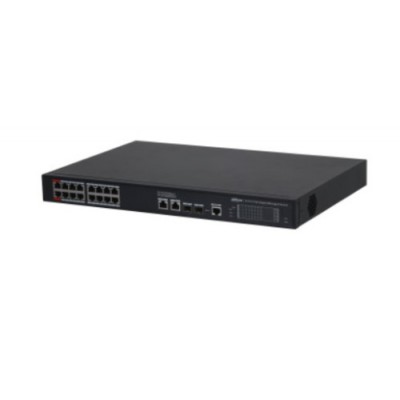 DH S4220 16GT 240 DAHUA SWITCH L2 GESTIONABLE POE 20 16 PUERTOS POE 2 RJ45 GIGABIT 2 SFP GIGABIT