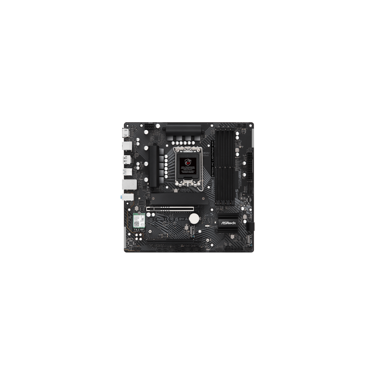 Asrock B760M PG Lightning WiFi Intel B760 LGA 1700 micro ATX