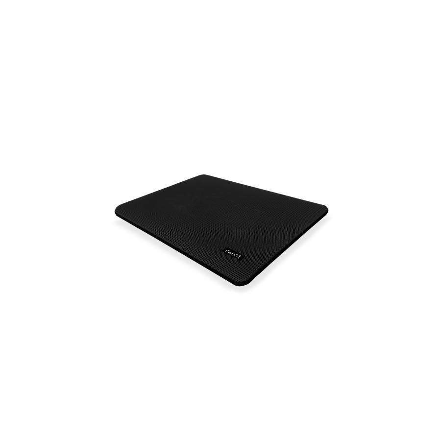21277-Ewent EW1256 almohadilla fria 43,2 cm (17") 1000 RPM Negro