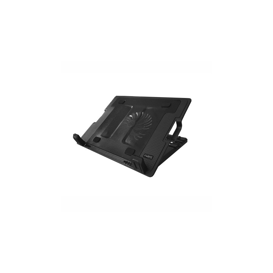 21279-Ewent EW1258 almohadilla fria 43,2 cm (17") 1000 RPM Negro