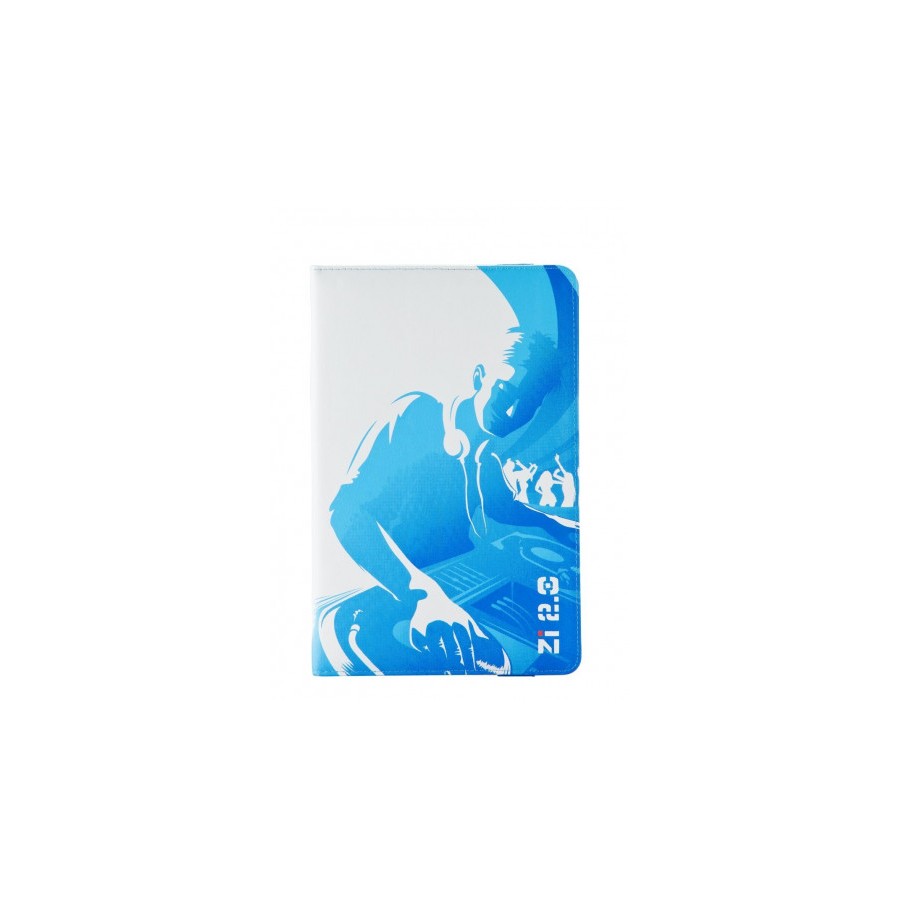 21337-Ziron ZR112 funda para tablet 20,3 cm (8") Folio Azul, Blanco