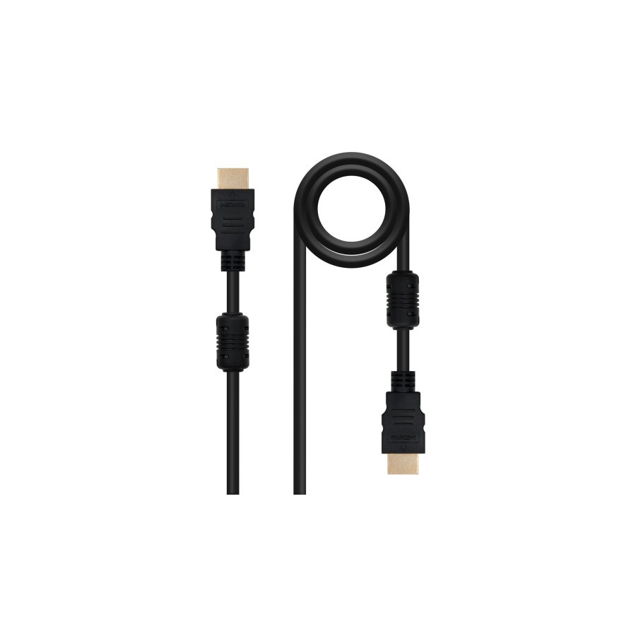 21548-NANOCABLE CABLE HDMI V1.4 (ALTA VELOCIDAD / HEC) CON FERRITA, A/M-A/M, 3.0 M (10.15.1803)